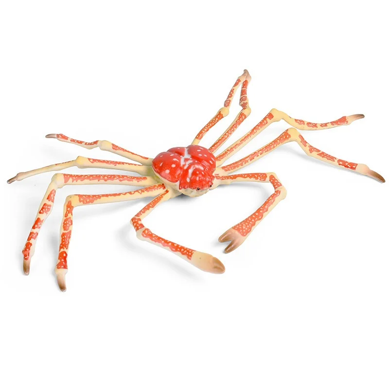 Children's cognitive toy simulation marine animal model static solid spider crab king crab crab crab plastic ornament