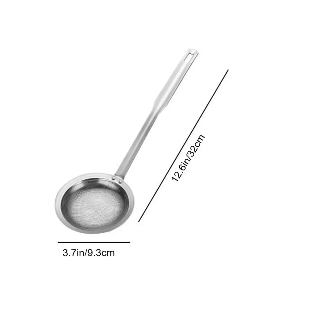 Stainless Steel Fine Mesh Strainer Stainless Steel Fine Mesh Colander Spoon Strainer Set Kitchen Gadget for Soups Stews for Oil