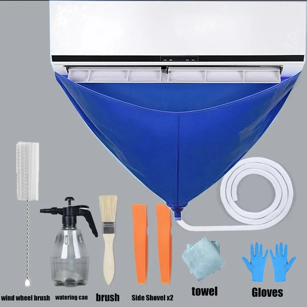 Air Conditioner Cleaning Bag Waterproof Drain for Washing Air Conditioning Water Drain-pipe Ac Cleaning Kit Aircon Cleaner Tools