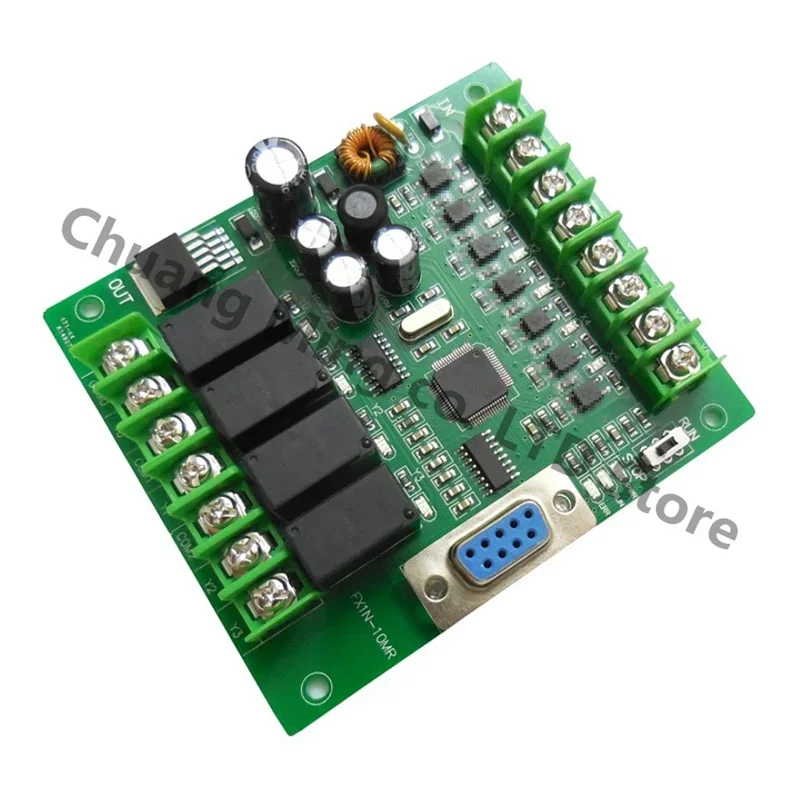 PLC industrial control board controller simple homemade fx1n-10mr /10MT compatible PLC programmable micro  FX1N-10MR FX1N-10MT