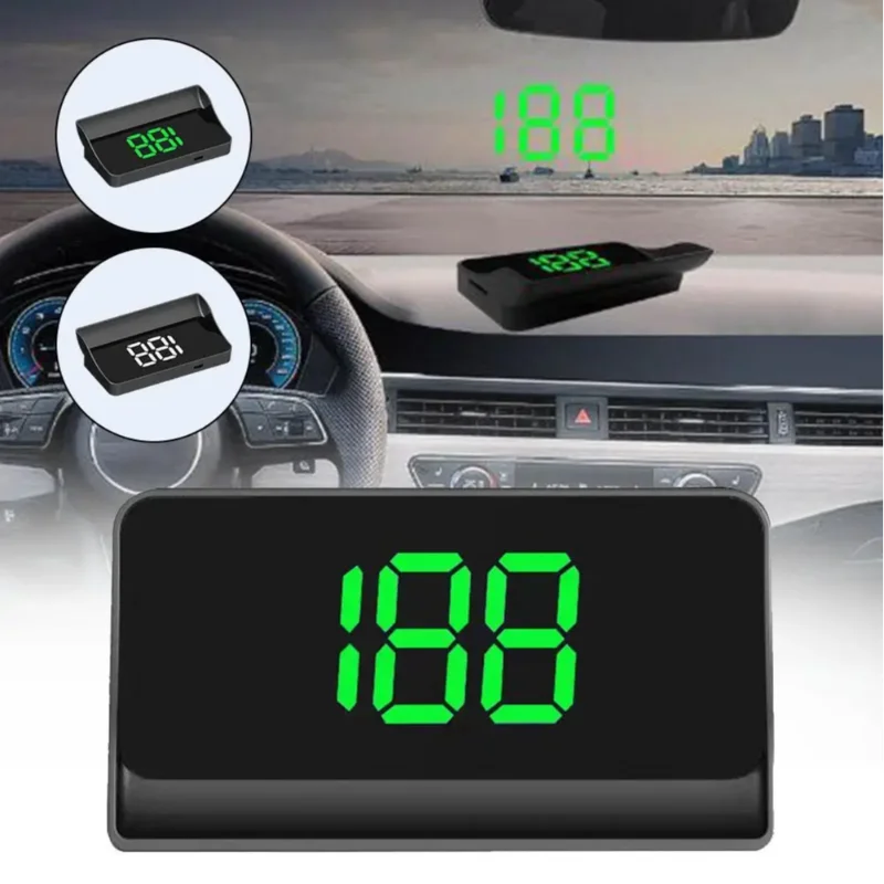 Xiaomi Car Head Up HD Display GPS Speedometer Speed KMH Digital HUD Windshield Projector For All Car Auto Electronics Accessorie