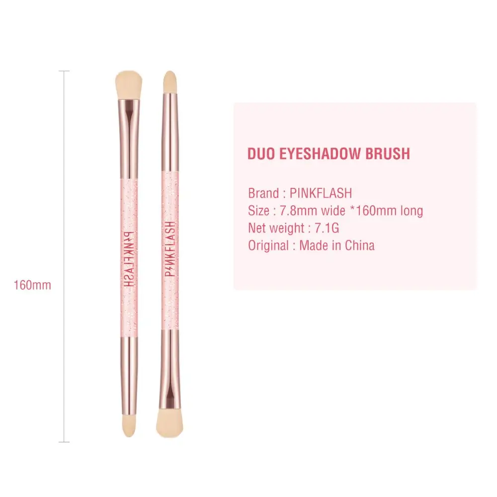 Pink Sparkling Multi-functional Makeup Brushes Foundation Blush Eyeshadow Liner Powder Blending Brush Face Makeup Tools