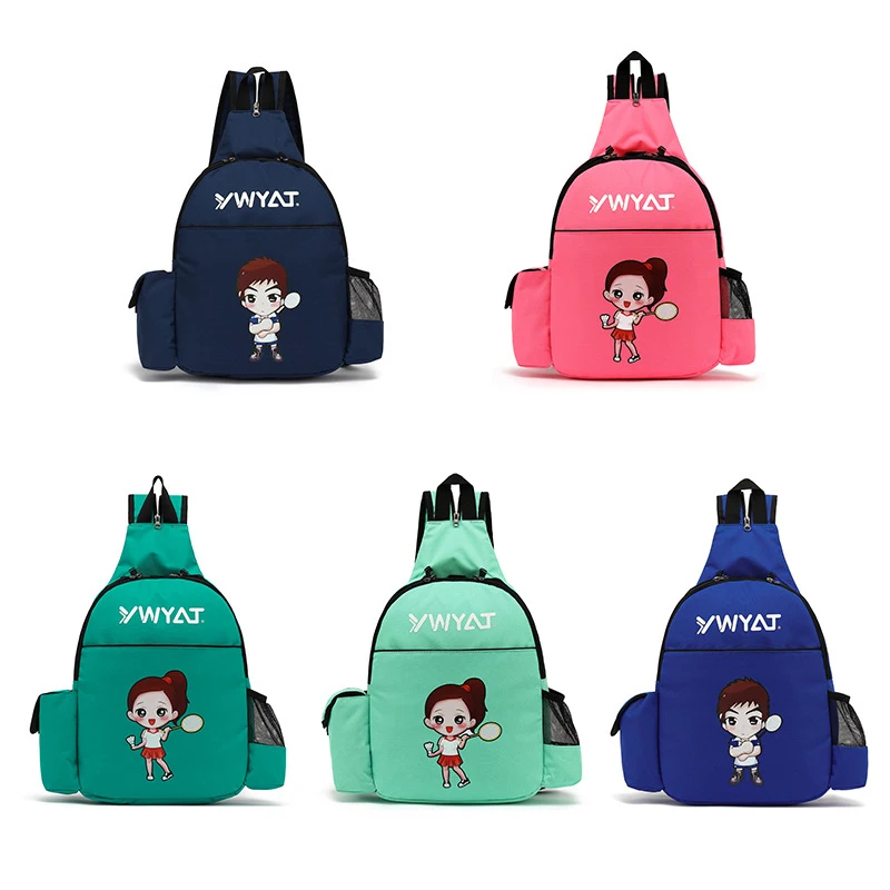 Fashion YWYAT Backpack Badminton Bag Capacity 2 Rackets Boys Girls Kids Sports Bags Badminton Racquet Cover Children Backpack