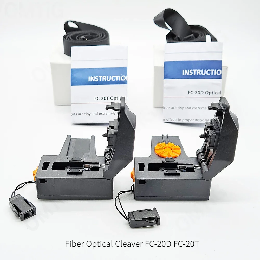 Fiber Optical Cleaver FC-20D FC-20T Hand Tool FTTH Optical Fiber Cutter Tungsten Steel Sheet Tool Plastic Material Mini Cleaver