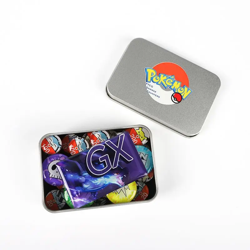 

Pokemon Anime Peripherals Ptcg Hurt Kawaii Gengar Cartoon Desktop Games Storage Box Abnormal State Indicating Object Combination