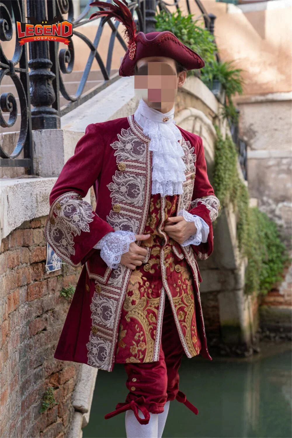 Costume victorien médiéval pour hommes, Rocheadphones, prince de cour baroque, broderie trempée, ten