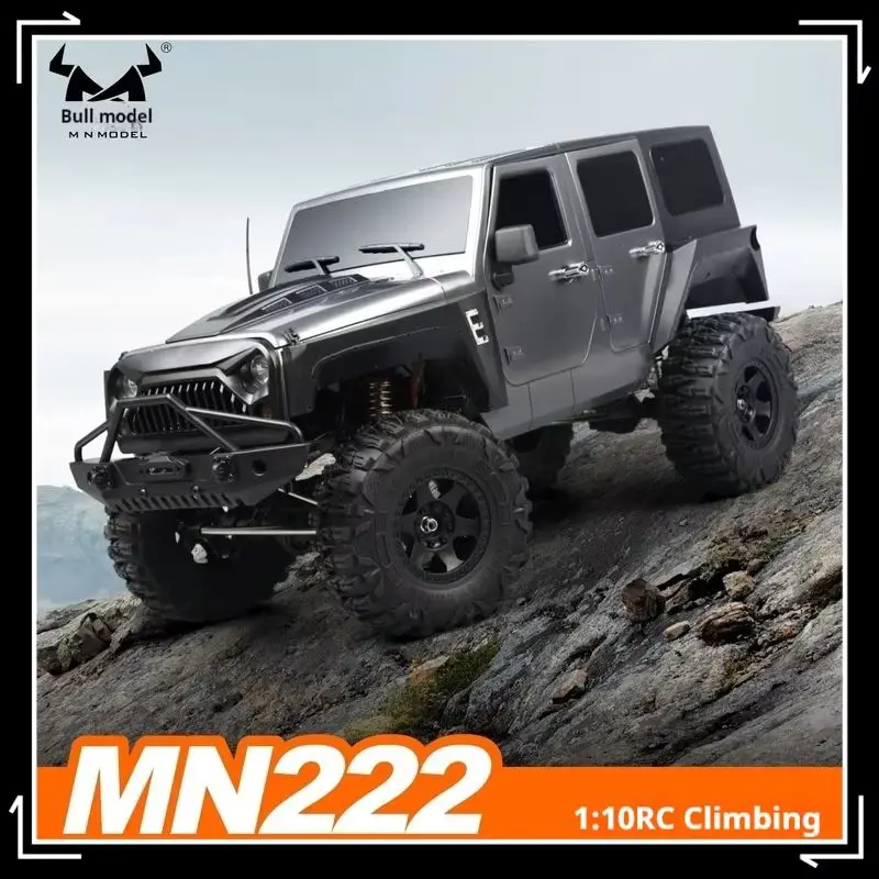 Mn 1:10 Full Scale Four-Wheel Drive Climbing Car Rc Car Remote Control Toy Car Mn-222 Kids'S Christmas Birthday Gift Surprise