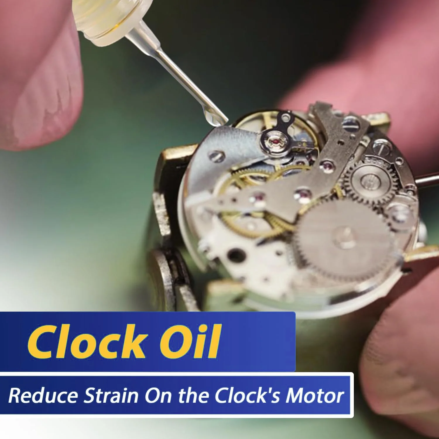 Premium Synthetic Clock Oil – Long-Lasting Lubrication for Antique & Modern Clocks – 60ml with Precision Applicator