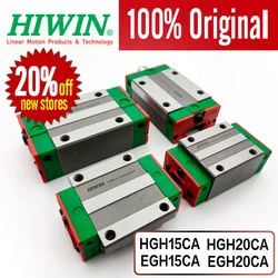 Genuine HIWIN Brand Linear Guides  HGH15CA HGH20CA HGH25CA linear carriage EGH15CA EGH20CA EGH15SA EGH20SA  EGHW20SA