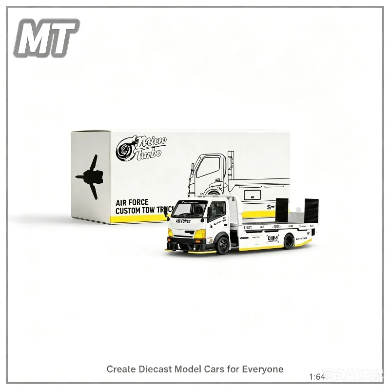

MT 1:64 floor modified trailer AIR FORCE, die cast alloy car model, male gift, adult collectible ornament.