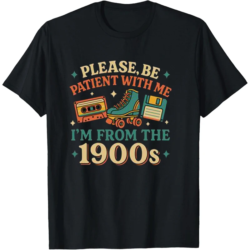 

1900 Retro 80S Shirt 90S Retro T-Shirt Vintage Graphic T Shirts 90s Graphic T-Shirt Funny Vintage Men's Shirt Women's Tees