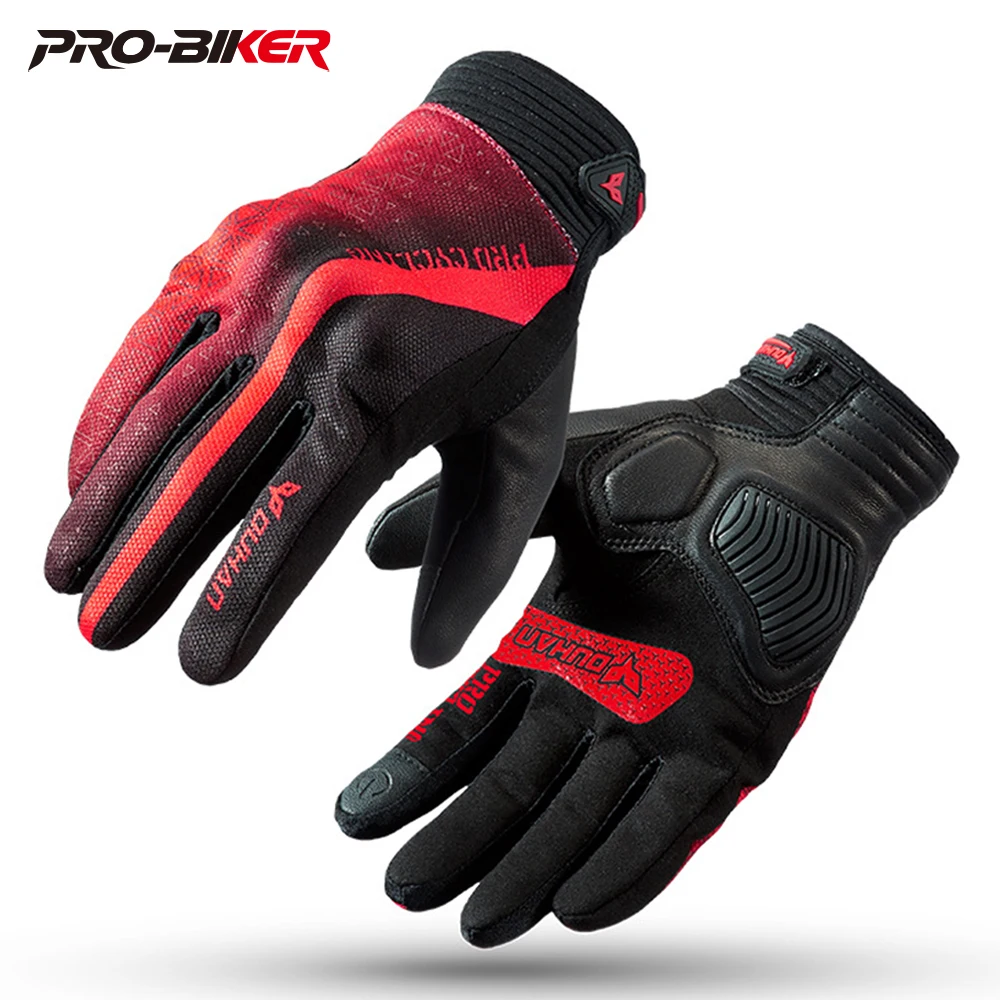 

DUHAN Motorcycle Gloves Man Wear Resistant Guantes Moto Touchable Screen Guanti Moto Breathable And Comfortable Biker Gloves