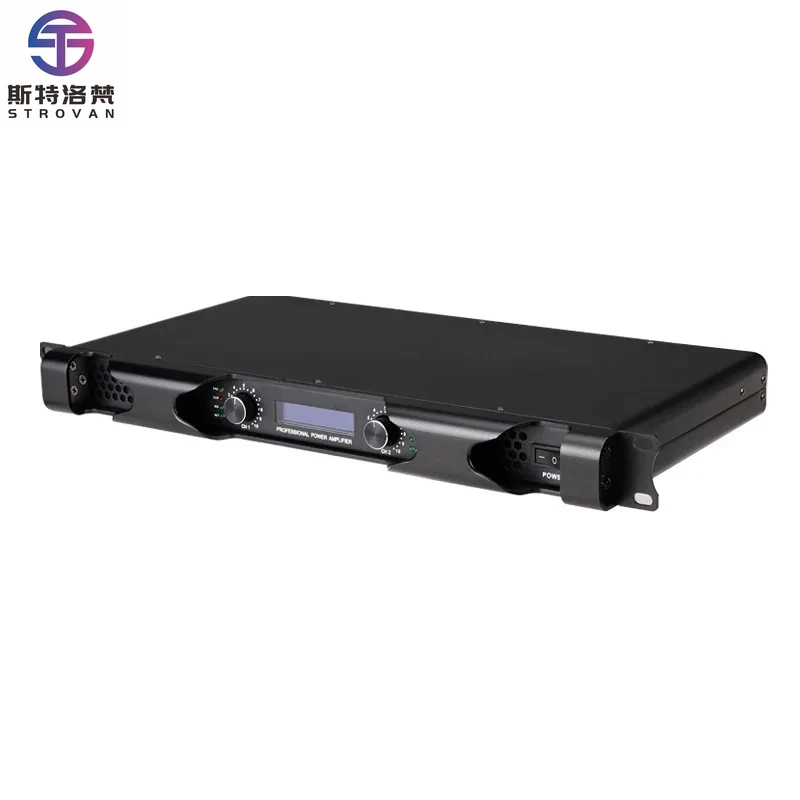 

Professional Dual Channel Pro Audio Amplifier 1U Power for Home Stage Digital Comprehensive for Video & Lighting Professionals