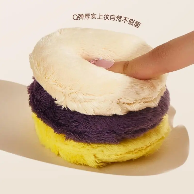 {MX} أداة توزيع مسحوق فضفاضة متدفقة ناعمة كرتونية صديقة للبشرة أداة توزيع مسحوق سميكة وكبيرة