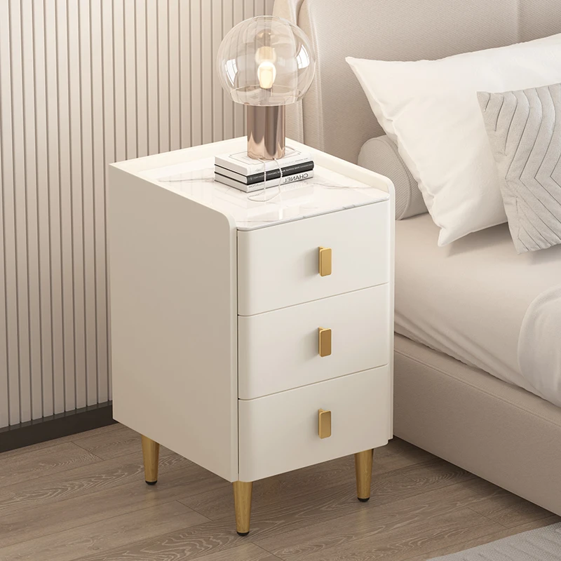 Mobile Outdoor Italian Nightstands Pretty Organizers Luxury Italian Makeup Bedside Table Nordic Simple Muebles Home Furnitures