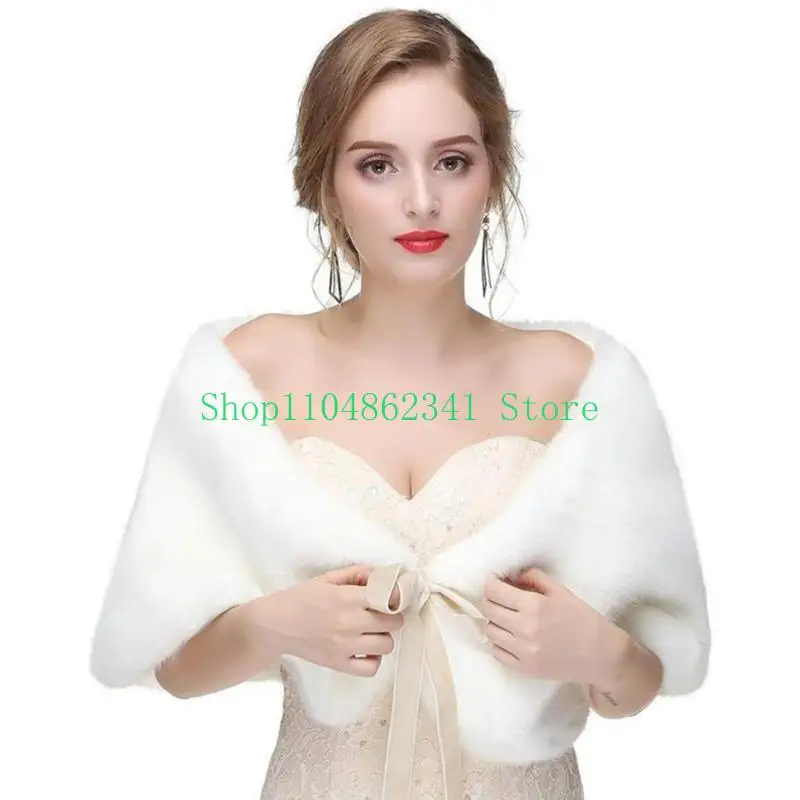 652F Sophisticated Faux Furs S - Stole Wedding Shawl avis et prix