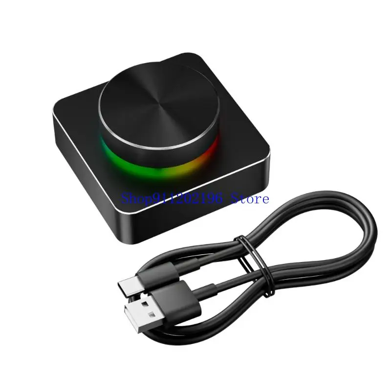 

P82A USB Customizable Sound Control Knob With Programmable Quiet Button Lighting