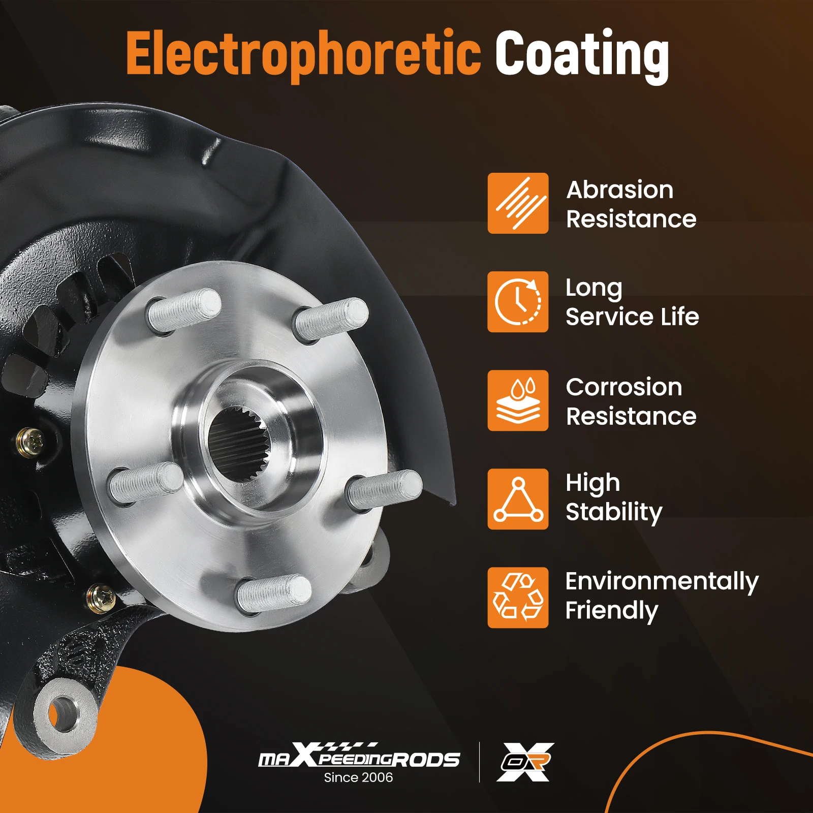 مفصل التوجيه الأمامي الأيمن المحمل لسيارة Toyota Highlander Sport AWD 2006-2007