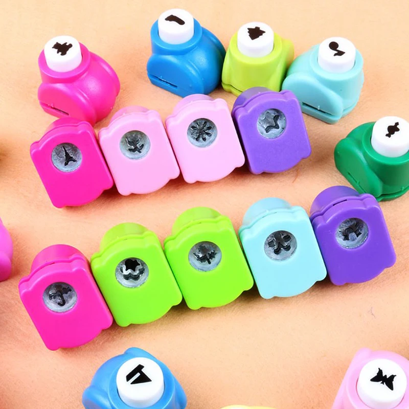 5 Pcs New Fancy DIY Hand Tool Paper Embossing Machine Craft Embosser For Paper Scrapbooking School Baby