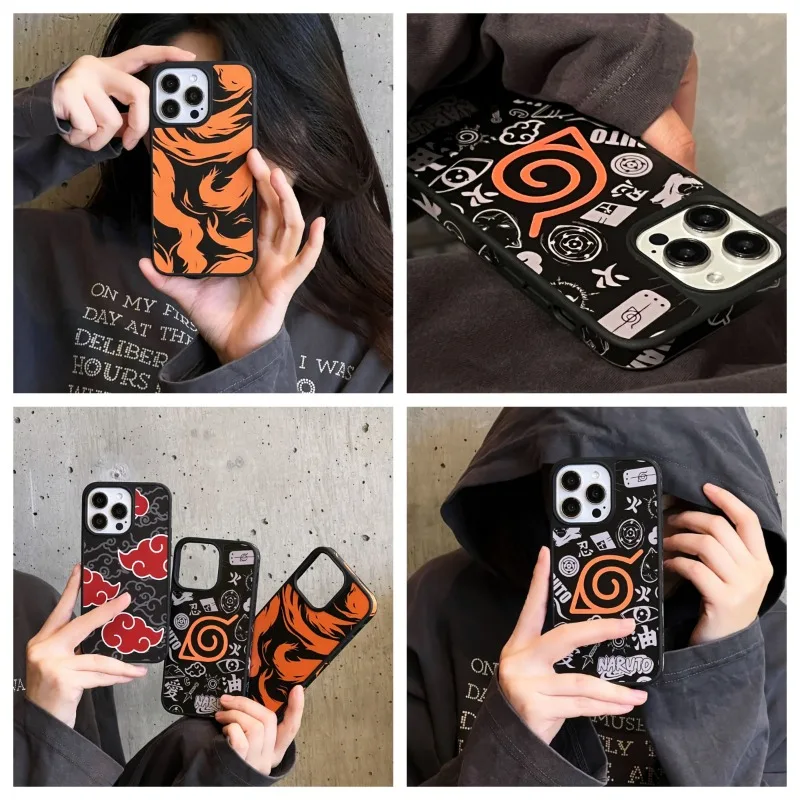 

Naruto Phone Case for IPhone16 15 14 13 Pro Max Plus TPU All Inclusive Soft Cover Anti Drop Abrasion Shell Phone Anime Accessory