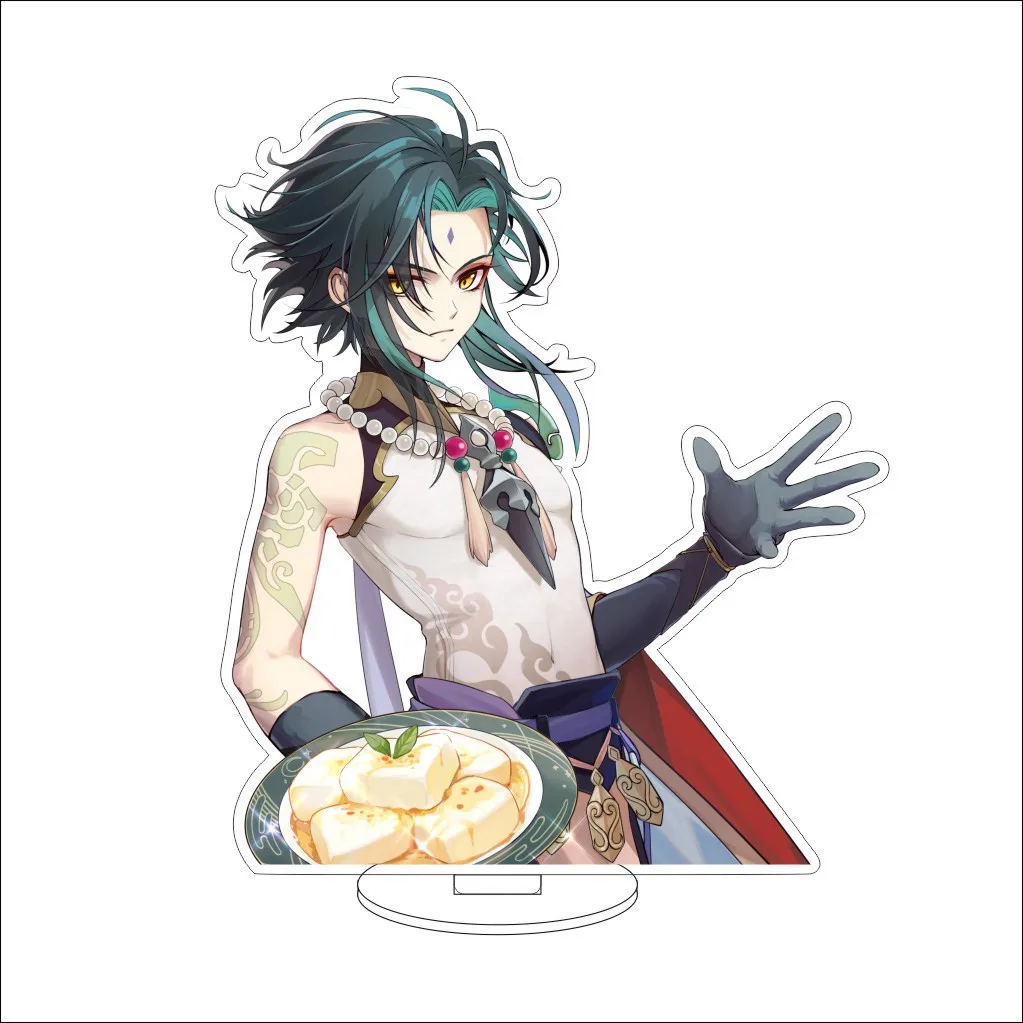 16CM Anime Game Genshin Impact Xiao Cos Acrylic Figure Stand Ornaments Chrismas Gifts Goods view 6