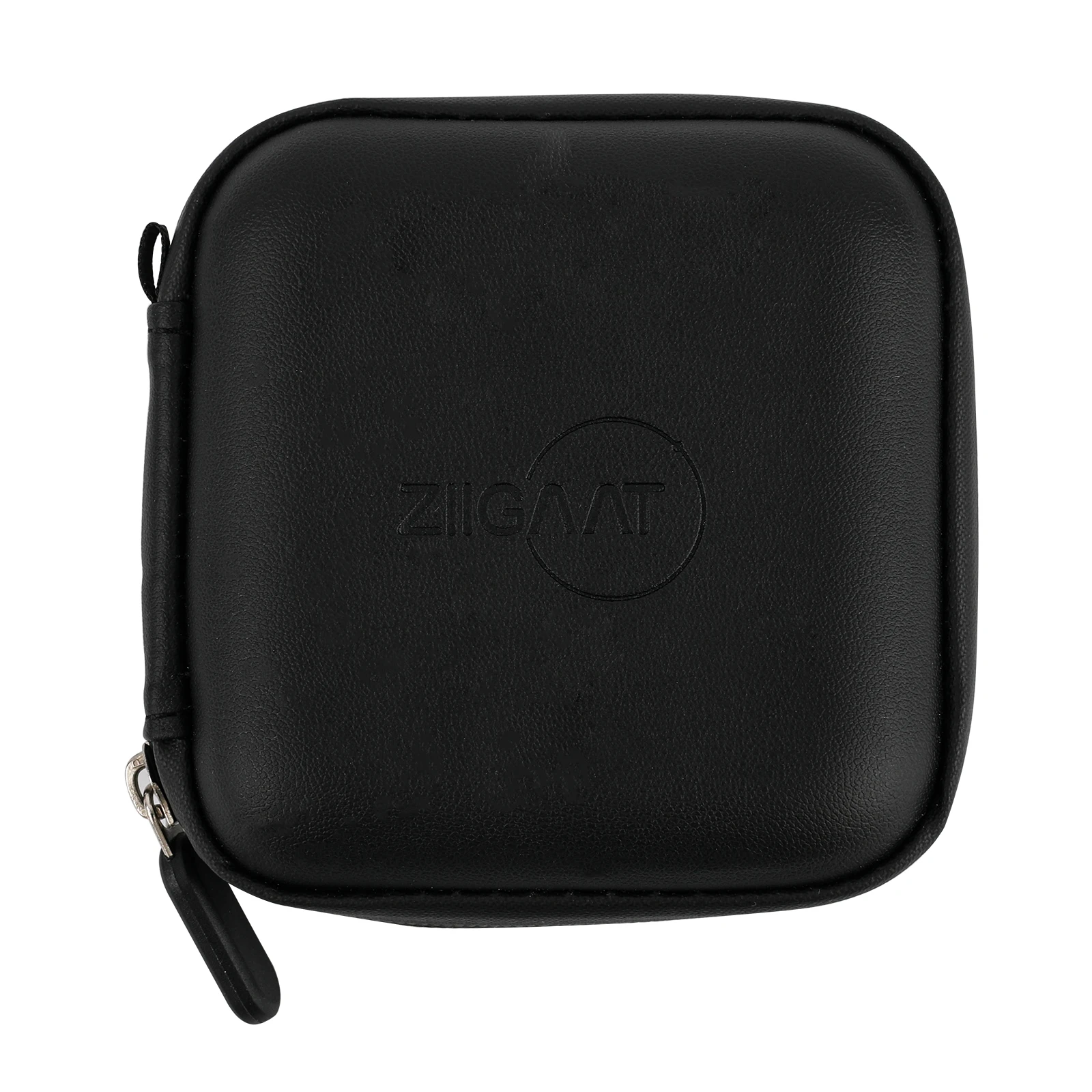 ZiiGaat Square Earbud Case Portable Wired Earphone Carrying Case Waterproof Leather Storage Bag for IEMs