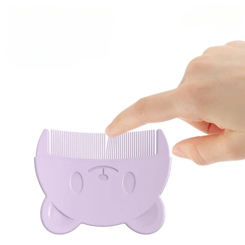 Urso bonito Shaped Comb para bebê recém-nascido, bebês, meninos e meninas, cabelo fetal, Shampoo, macio, remover a escala fetal