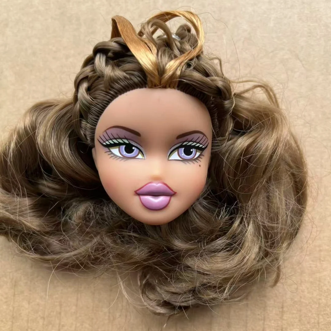 MINISO-Dancing Doll Head Toys Old Classic BRZ Doll Heads Bianco Marrone Pelle Doll Body Collection Figure di bambole