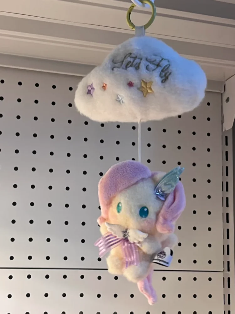 

KAYOU My Little Pony Star Wish Cloud Music Box Kids Gift with Plush Hanging Toy Official Authentic Wind Chimes for Party Series