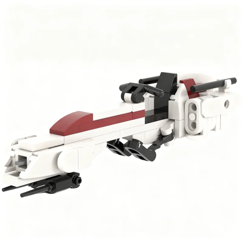 104pcs MOC Star Battle BARC Speeder Perfectly Scaled Minifigs Model Building Blocks Architecture Idea Brick Christmas Gift Toy