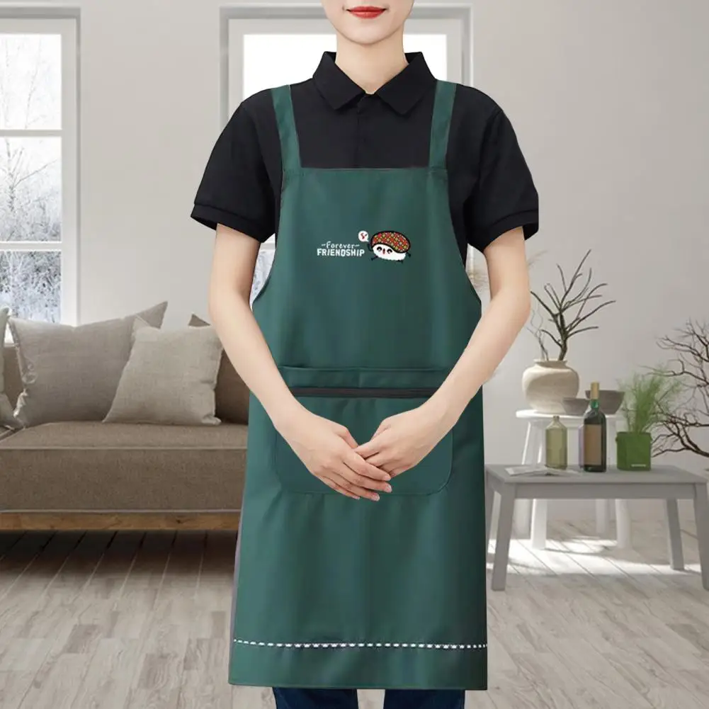 

Apron for Baking Cooking Japanese Korean Style Waterproof Pvc Cooking Apron with Front Pockets for Men Women for Kitchen