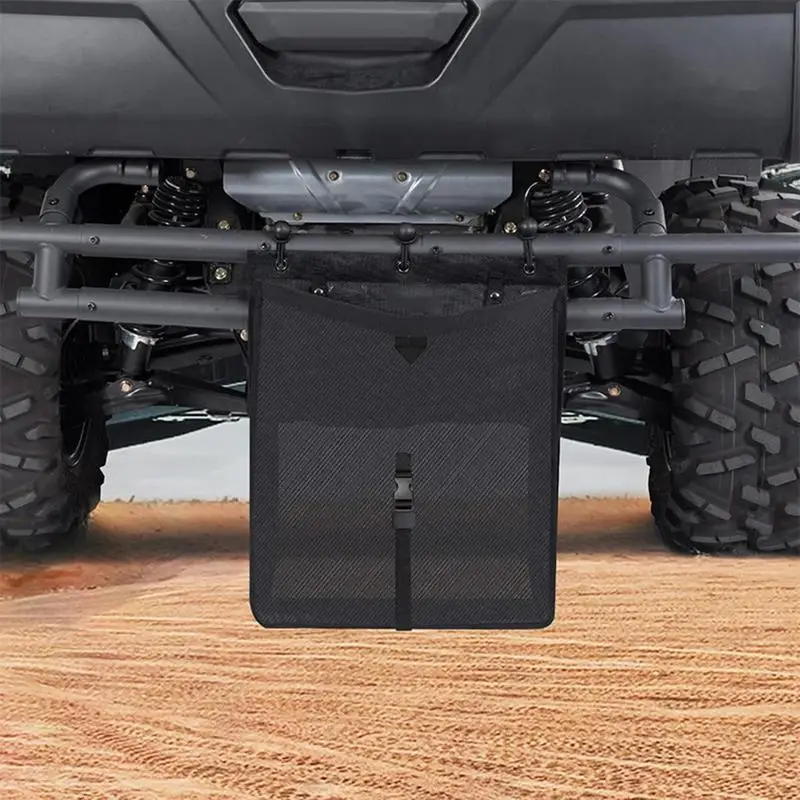 ATV Trash Bag Mesh Adjustable Mud Truck Garbage Storage Golf Cart Garbage Bag For Farmers Outdoor Enthusiasts Campers Ranch