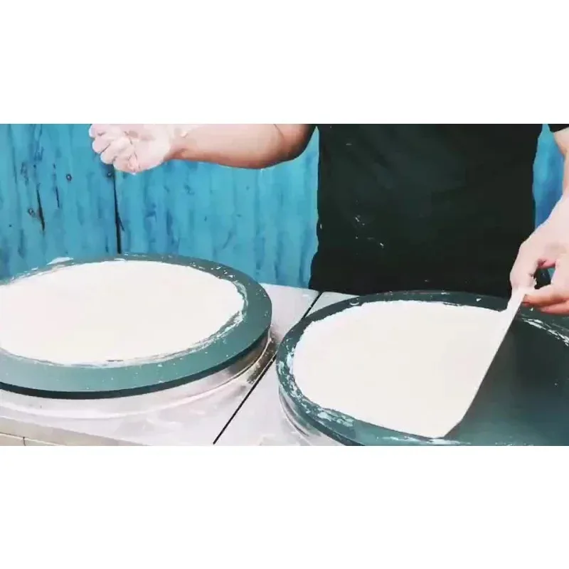 Desktop Pancake Maker Electric Automatic Grain Frying Machine Thermostat Stainless Steel Frying Pan
