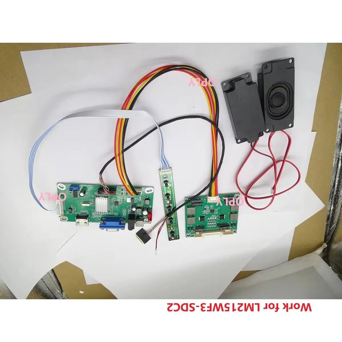 EDP Controller Board + speaker for LM215WF3-SDA1 LM215WF3-SDC2 LM215WF3-SDB1 1920X1080 21.5