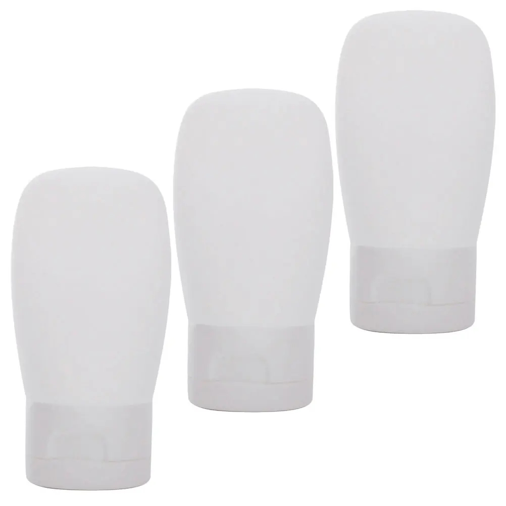 

3pcs Travel Bottles Shampoo Dispensers Containers 100ml Reusable Portable Wash Bottle for Liquid Soap Lotion Storage