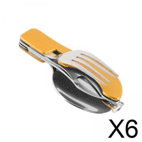 

6xПосуда для кемпинга, посуда для кемпинга, многофункциональный инструмент для походов, приготовления пищи, пикника, зоны