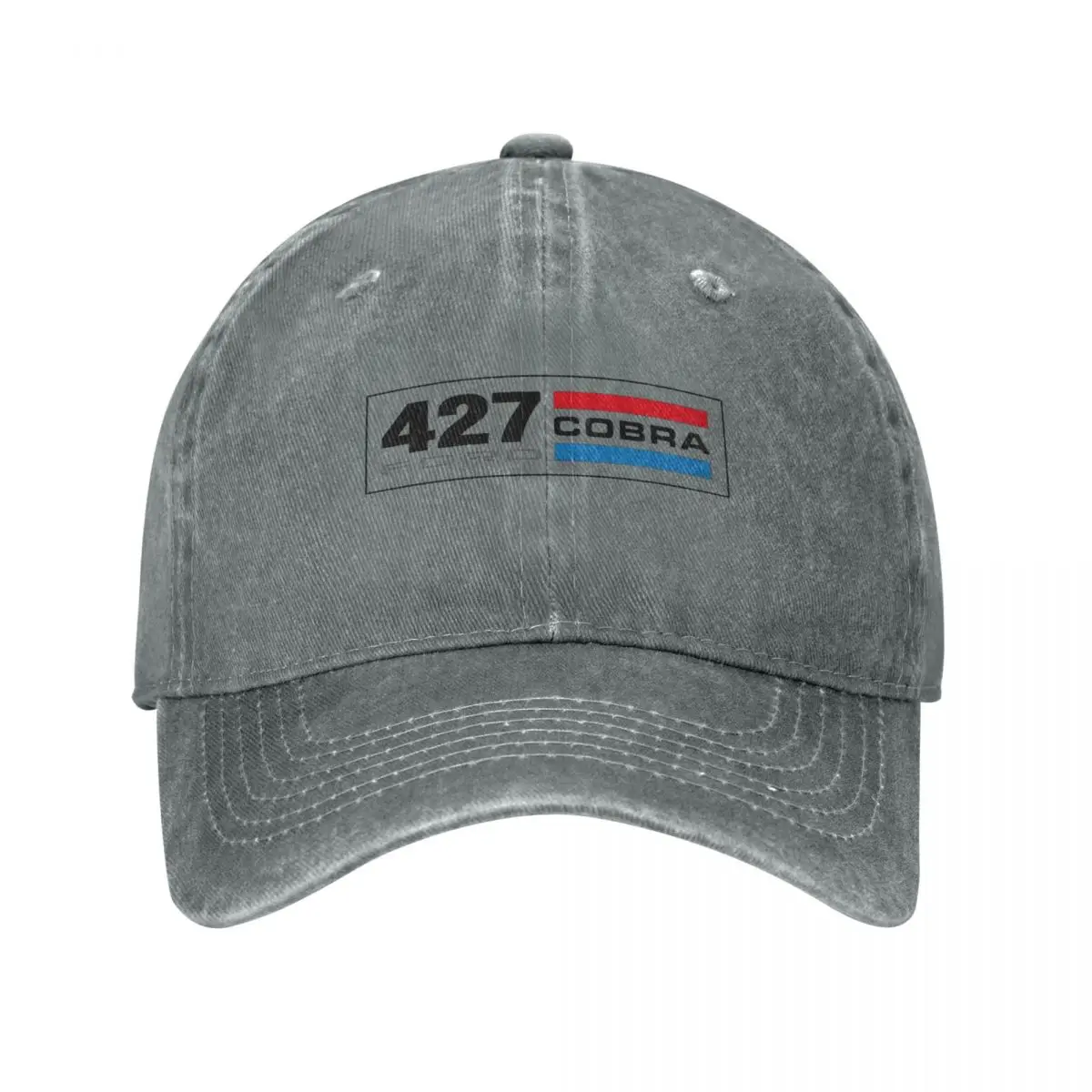 AC COBRA 427 CI BADGE Baseball Caps Snapback Washed Denim Hats Outdoor Adjustable Casquette Sports Baseball Cowboy Hat Unisex