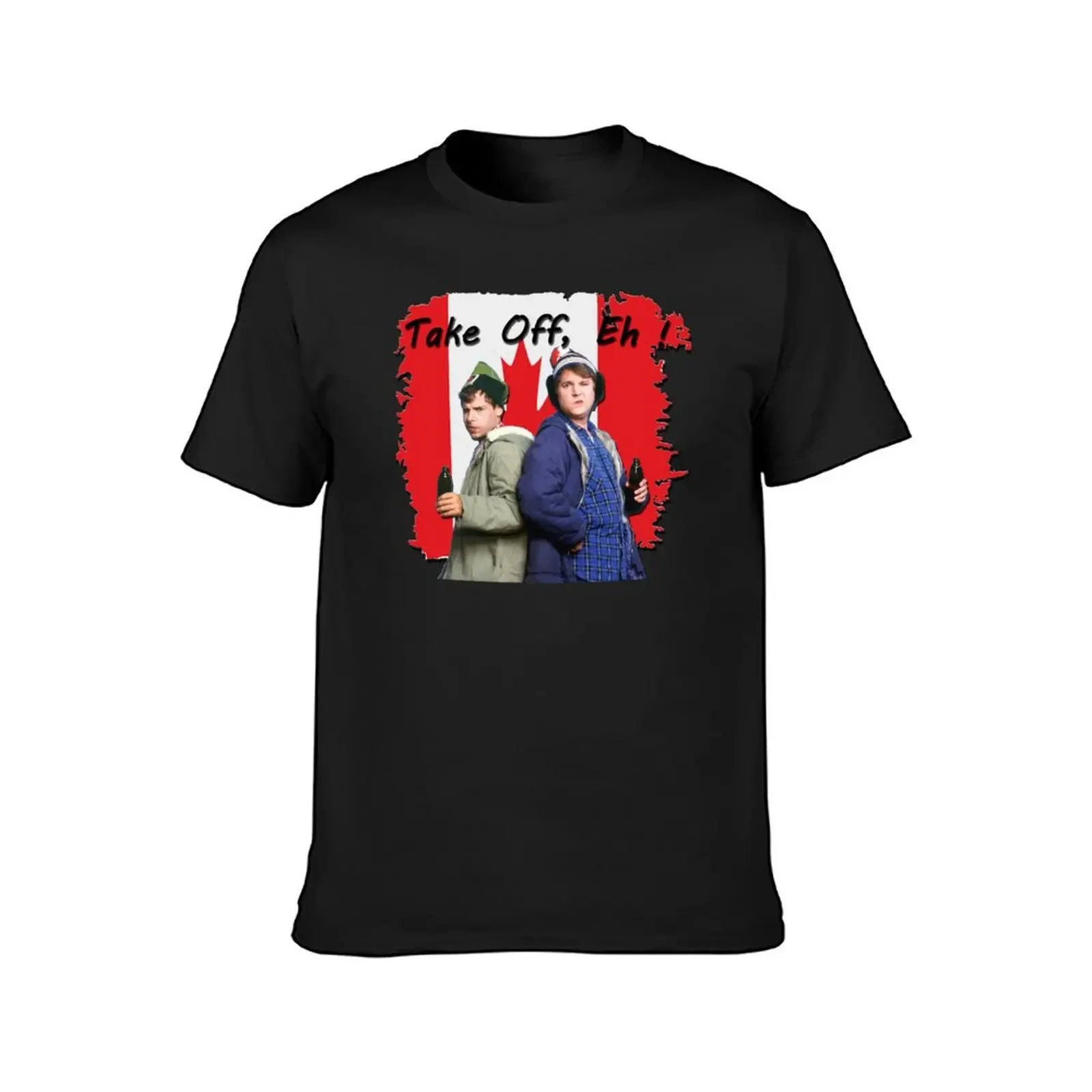 Bob and Doug McKenzie Take Off Eh! - Vintage Canadian Comedy SCTV T-Shirt anime stuff anime shirts men