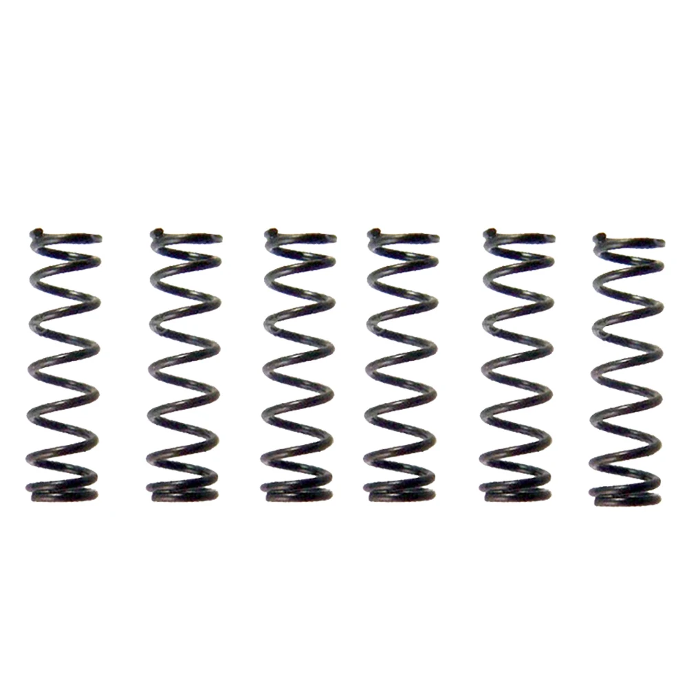 

6pcs Electric Guitar Adjusting Screws Springs Black Hardware Easy Install Replacement Parts For Single Guitar Screws Black Coil