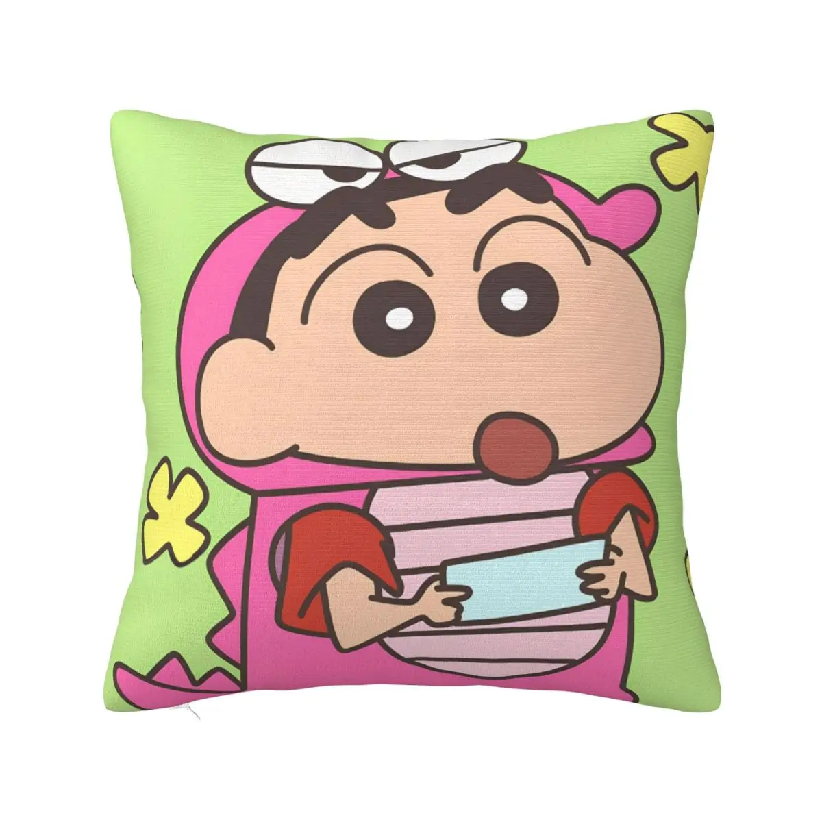 Decorative Pillowcase Crayon Shin-chans Cartoon Anime Accessories Seat Pillow Case Cover Square Multi-Size