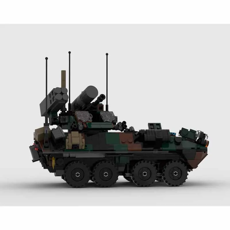 Building Blocks MOC-199913 LAV Amphibious Assault Vehicle Tank Assembly Model 821PCS Children's Birthday Gift Christmas Toys