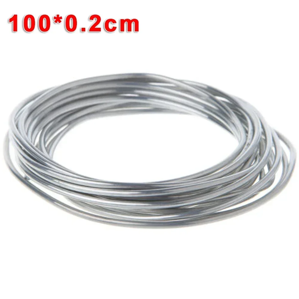 Tool Welding Rod 100cm*2mm Aluminum Cored wire​ For Radiator Gray Low melting point Repair Soldering Accessory
