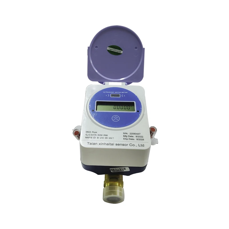 Ultrasonic Water Meter Brass Meter Body LoRa/LoRaWan Wireless Communication Smart Water Flow Meter