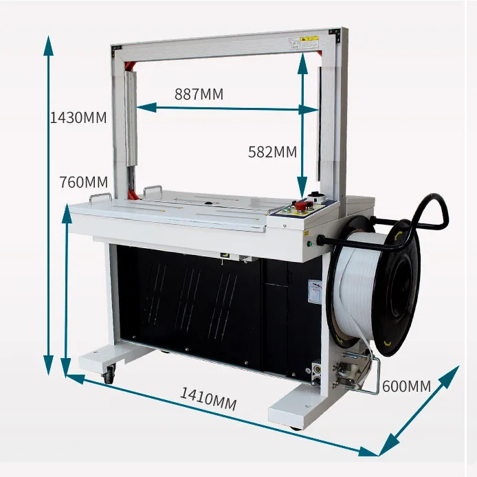 forFully Automatic High Table Box Strapper Carton Strapping Machine Box bundle machine