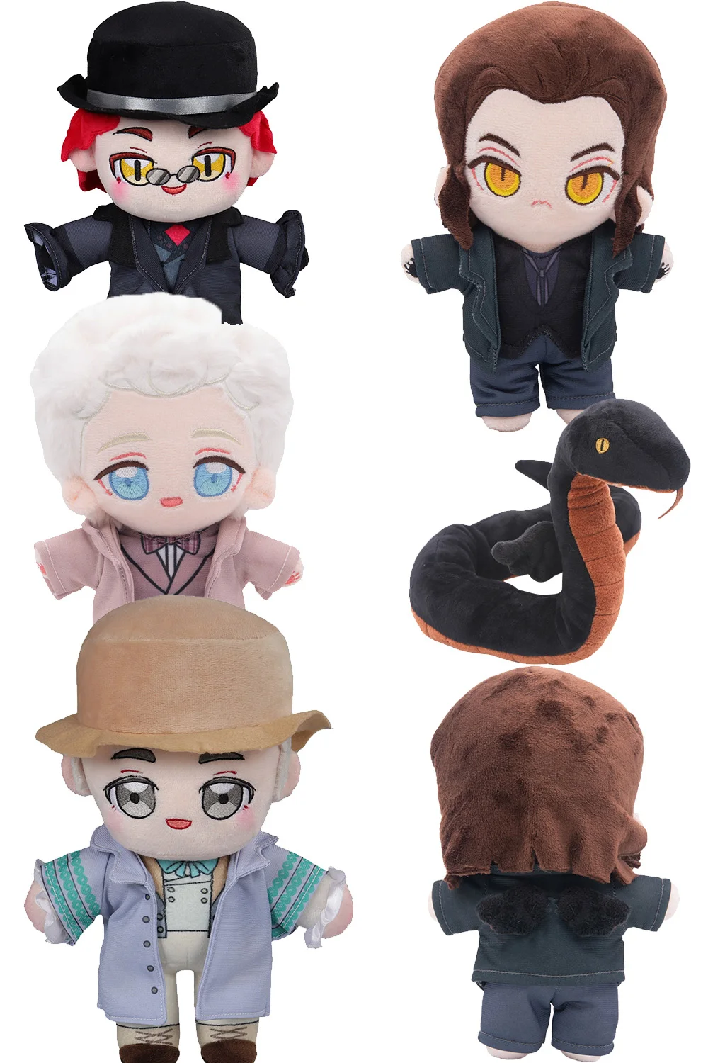 Kids Devil Crowley Angle Aziraphale 20CM Plush TV Good Cosplay Omens Stuffed Plushies Props Costume Accessory Birthday Gifts