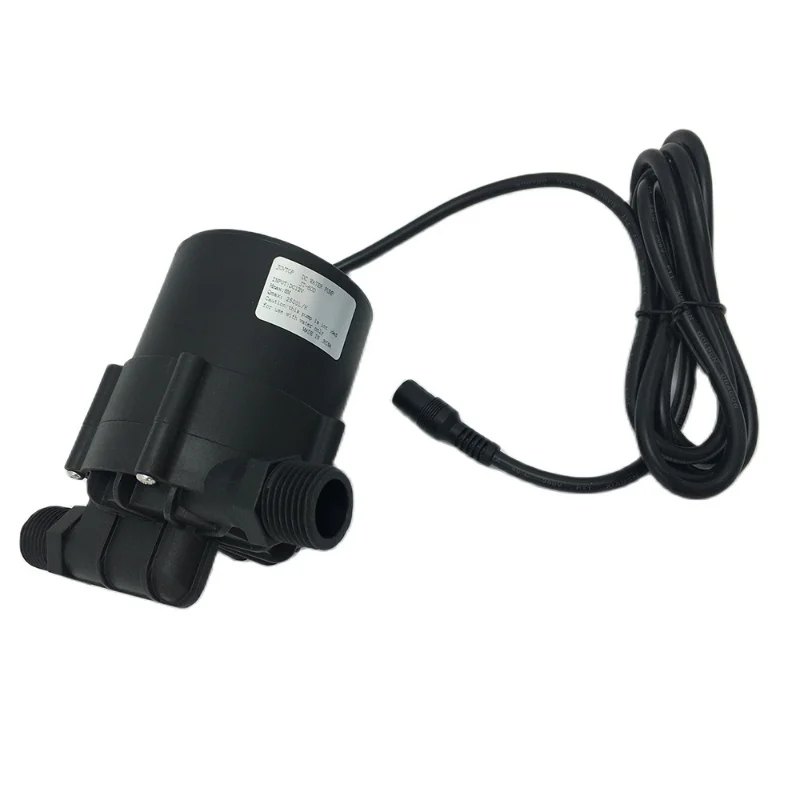 JT-60D small portable brushless DC Water pump 12V 24V 2500~3500L/H circulation booster pump toilet maximum lift 10M