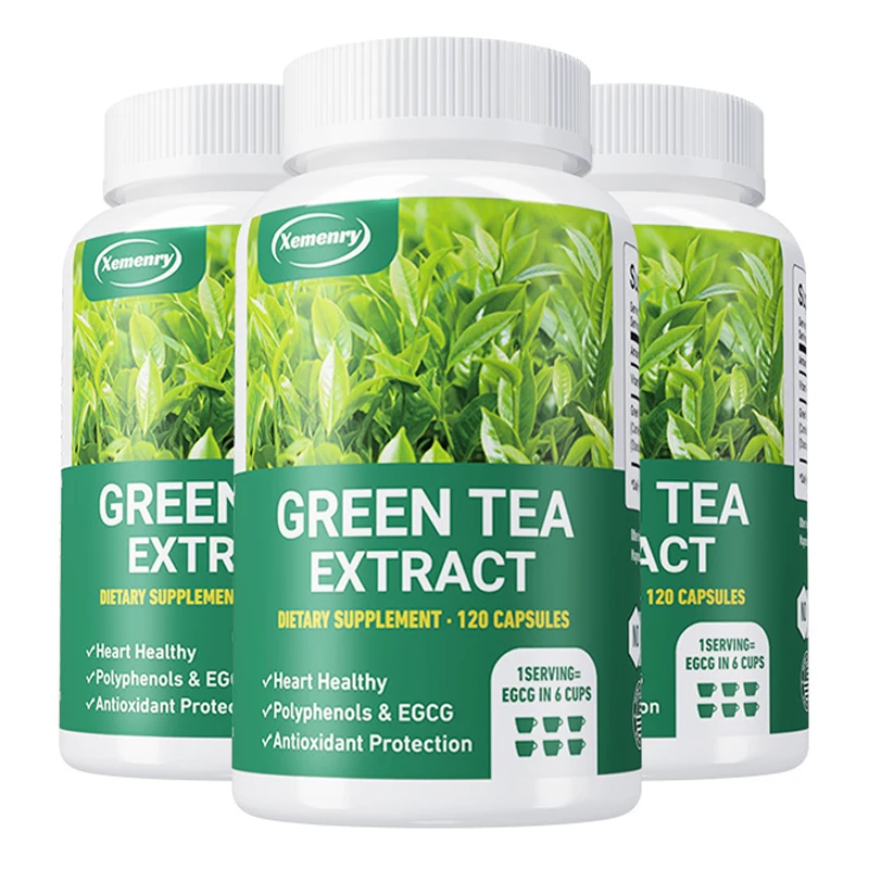 Green Tea Extract - 98% Standardized EGCG - Natural Energy, Promotes Digestion, Metabolism, Weight Management