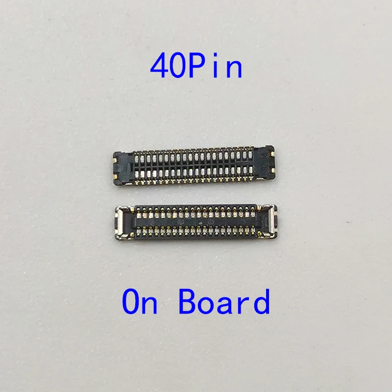 20pcs 40Pin LCD Display Screen Flex FPC Connector On Motherboard for Xiaomi Redmi Note 7 8 Pro/Note8Pro/Note7Pro/Note8/Note7