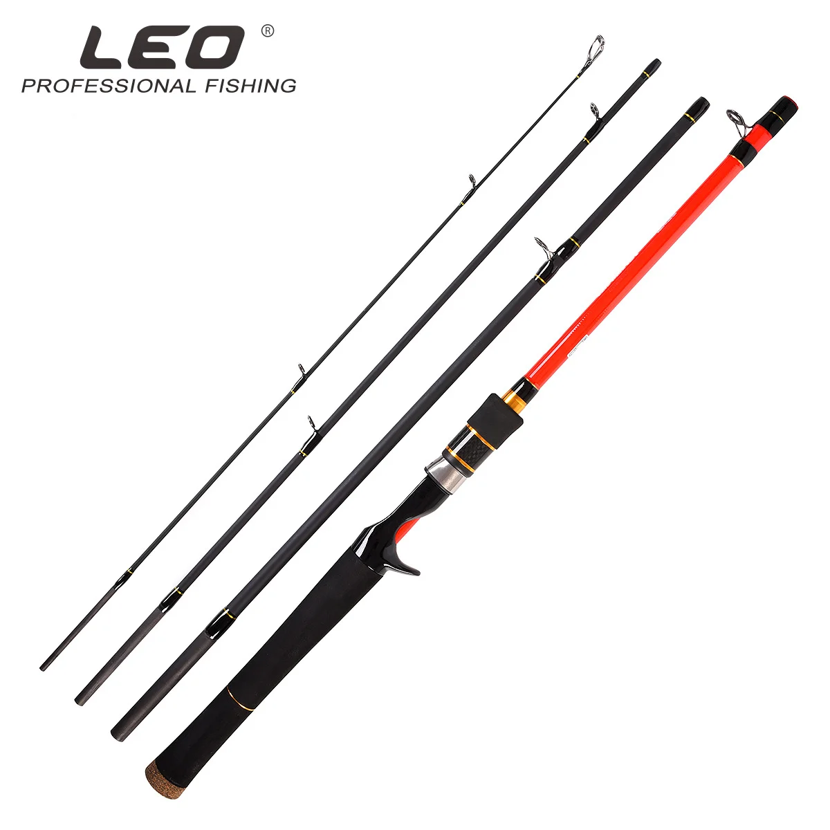 New Arrival LEO Fishing Rod Several Secions Telescopic Rod 1.8M1.98M2.1M2.4M High Carbon Lure Rod Casting/Spinning Traveling Rod