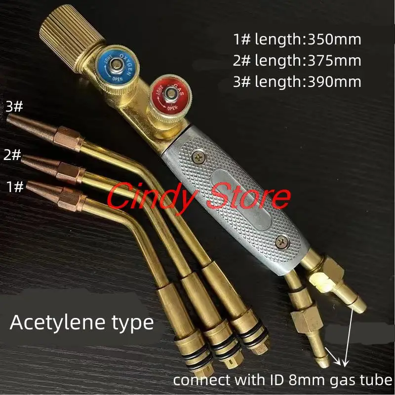 Rotary Gas Welding Torch Oxy Acetylene Propane Welding Gun